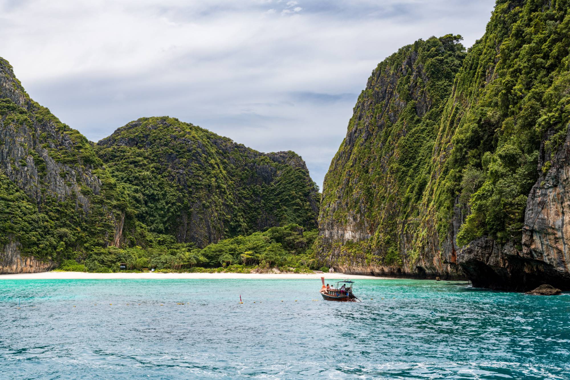 Phi Phi Leh coast aerial